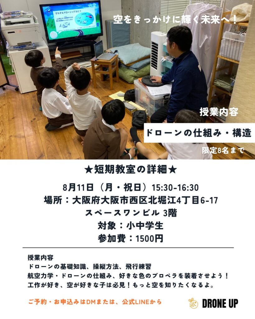 ドローンの仕組み・構造