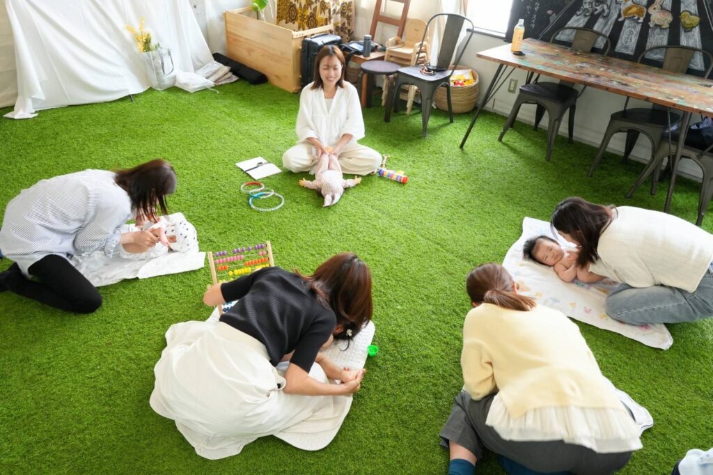 ベビーマッサージ&撮影会付きレッスン|HUGYUU主催|大阪市西区